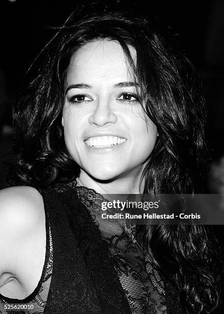 Michelle Rodriguez attends the Hollywood Costume dinner at V&A.