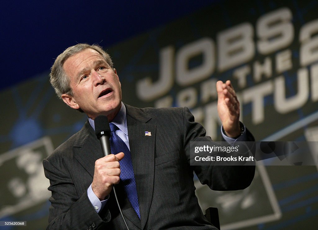 Bush Addresses the Economy