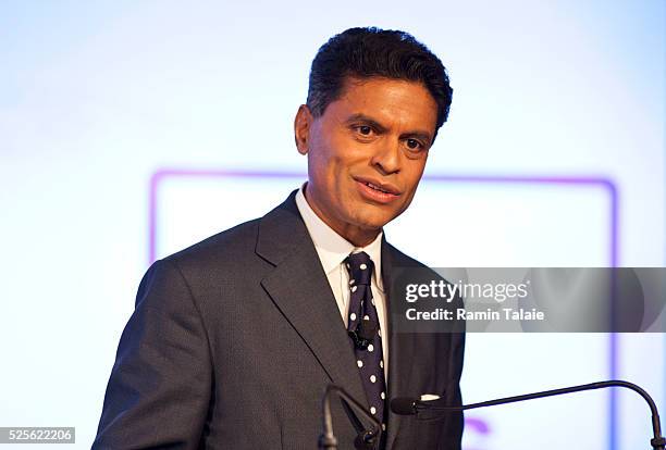 Fareed Zakaria, host of CNN-GPS speaks on a panel during the annual gathering of Clinton Global Initiative in New York, on Monday September 24, 2012.