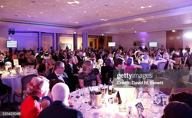 Atmosphere at the Disability Snowsport UK ParaSnowBall 2016 sponsored by Crystal Ski Holidays and Salomon, at The Hurlingham Club on April 28, 2016...