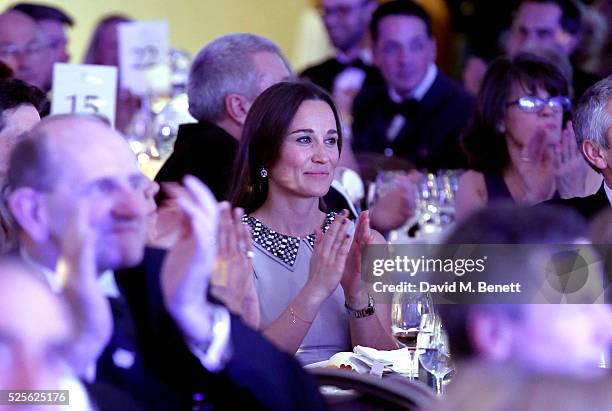 Pippa Middleton attends Disability Snowsport UK ParaSnowBall 2016 sponsored by Crystal Ski Holidays and Salomon, at The Hurlingham Club on April 28,...