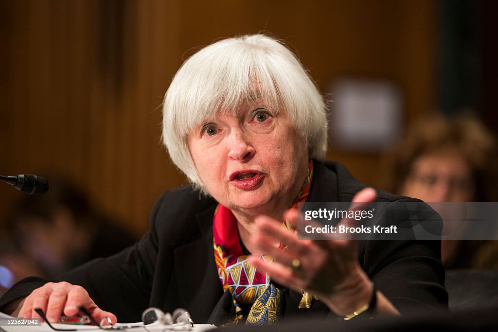 Federal Reserve Chairman Janet Yellen testifies on Capitol Hill