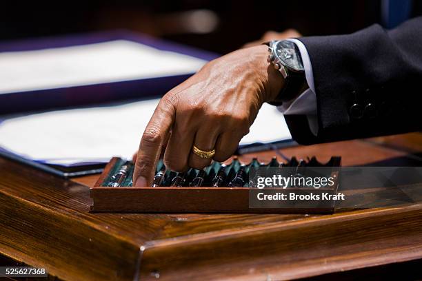 President Barack Obama signs the Family Smoking Prevention and Tobacco Control Act, in the Rose Garden of the White House in Washington.