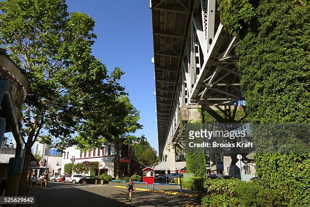 The Granville Island Public Market is located under the south end of the Granville Street Bridge In Vancouver. It features a farmers' market, day...