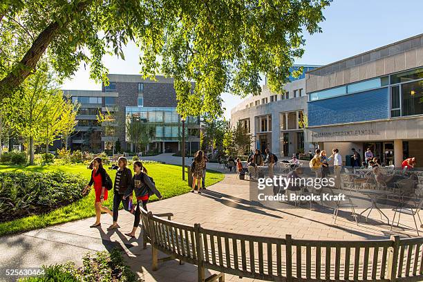 Students on the campus of Harvard Law School in Cambridge, MA. Harvard Law Schoolt is the oldest continually-operating law school in the United...