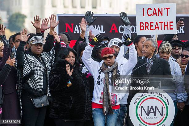 Kadiatou Diallo, mother of Amadou Diallo; Sybrina Fulton, the mother of Trayvon Martin; Samaira Rice, the mother of Tamir Rice; Lesley McSpadden, the...