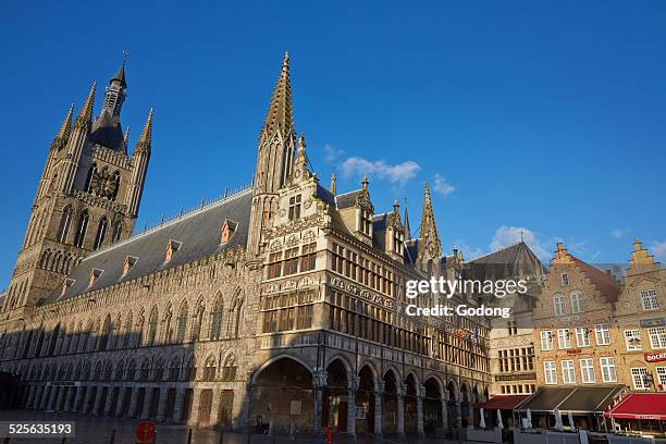ieper cloth hall - ieper stock pictures, royalty-free photos & images