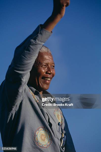 After more then 27 years in jail as an anti-apartheid activist, Nelson Mandela lead a 1994 campaign for President as a member of the African National...