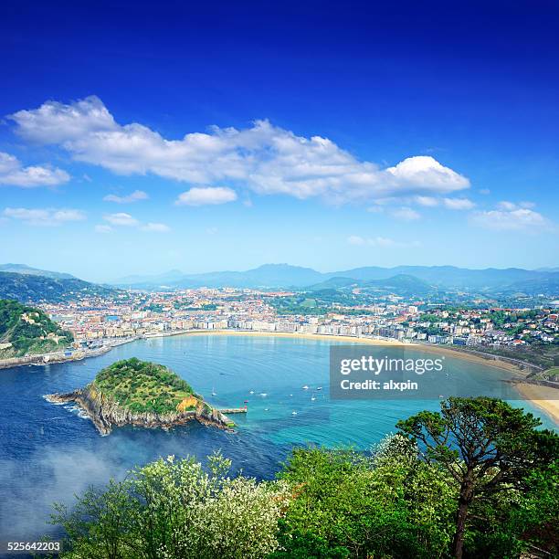 san sebastian, spain - san sebastian spain stock pictures, royalty-free photos & images