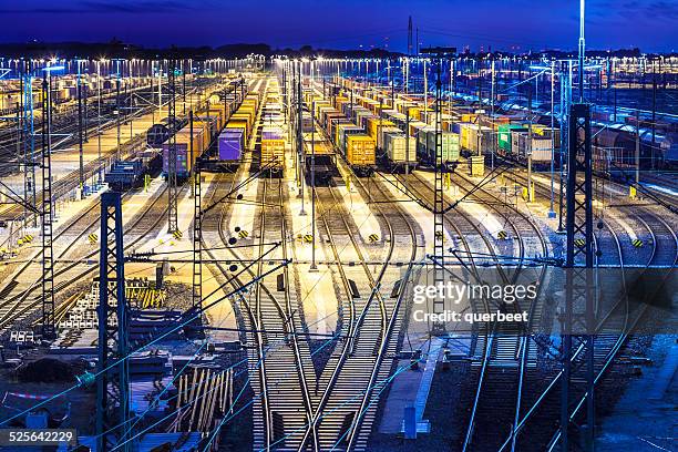 station with sunset - boxcar stock pictures, royalty-free photos & images