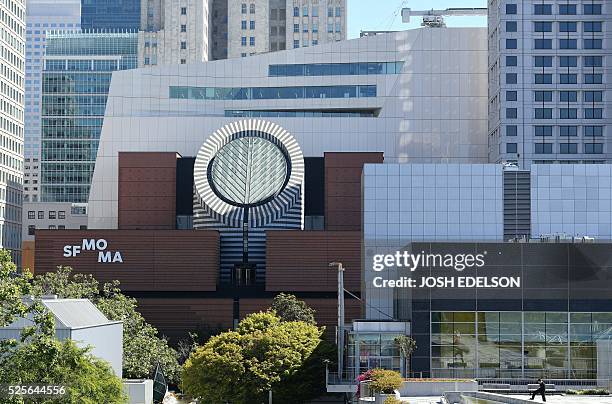 The San Francisco Museum of Modern Art is seen in San Francisco, California on April 28, 2016. The newly redesigned museum integrates a 10-story...