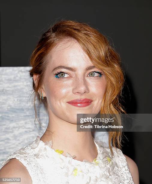 Emma Stone attends the premiere of 'Irrational Man' on July 9, 2015 in Los Angeles, California.