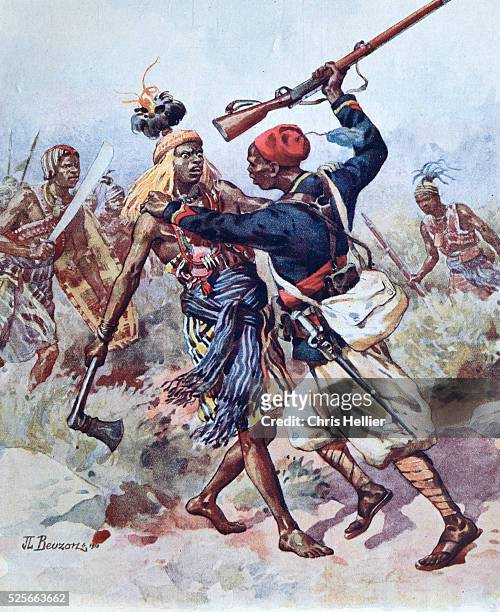 French Colonial Troops Conquer Dahomey Benin 1911