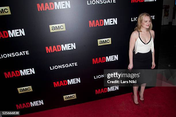 Elisabeth Moss attends the "Mad Men" special screening at MOMA in New York City. �� LAN