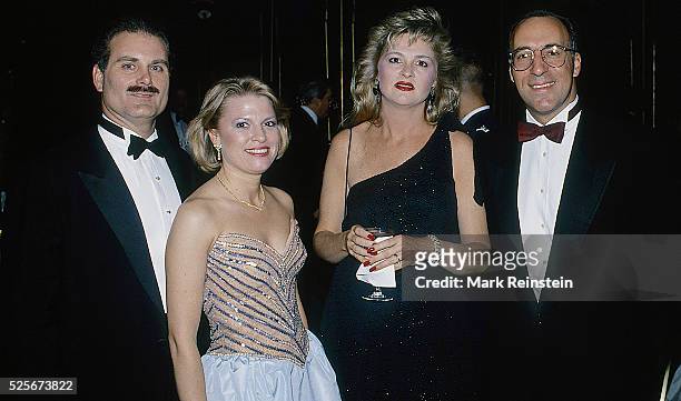 Washington, DC. 1989 Christine Plank Rales and Steve Rales at the Amercian Cancer Soceity Ball in Washigton DC. Steven M. Rales is an American...