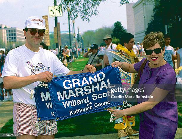 Washington, DC. 4-6-1991 Katherine Couric at the cherry blossom parade in washington DC. Katherine Anne "Katie" Couric January is an American...