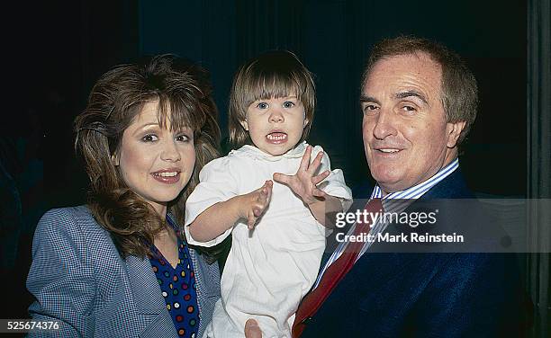 Washington, DC. 5-18-1987 Benefit for the American Cancer Society Ball at the Washington Hilton Hotel. Pia Zadora and her husband Meshulam Riklis and...