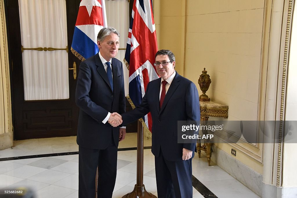 CUBA-BRITAIN-DIPLOMACY-HAMMOND