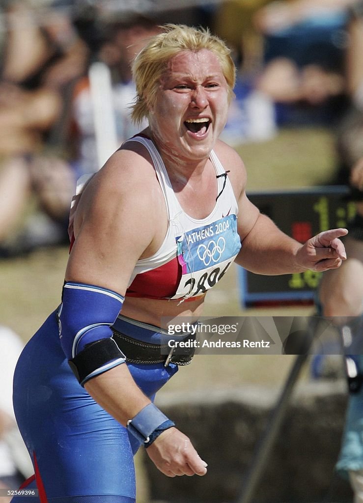 Olympische Spiele Athen 2004, Ancient Stadium Olympia; Kugelstossen