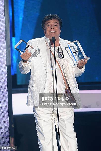 Juan Gabriel onstage at the Billboard Latin Music Awards at Bank United Center on April 28, 2016 in Miami, Florida.