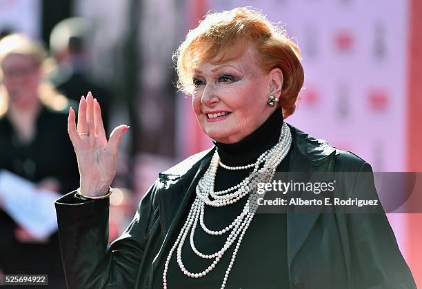 Actress Ann Robinson attends 'All The President's Premiere' during the TCM Classic Film Festival 2016 Opening Night on April 28, 2016 in Los Angeles,...