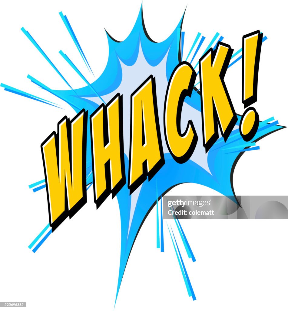 Whacker Icon Whack Flash On White High-Res Vector Graphic - Getty Images