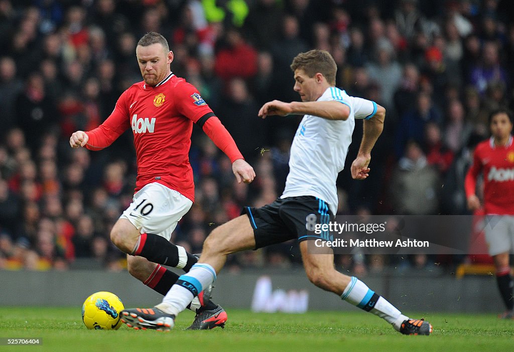 Soccer : Barclays Premier League - Manchester United v Liverpool