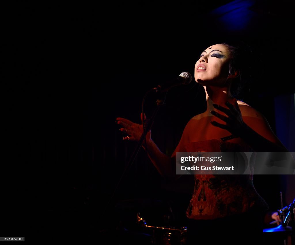 Fifi Rong performs on stage at the O2 Academy Islington on April 28 ...