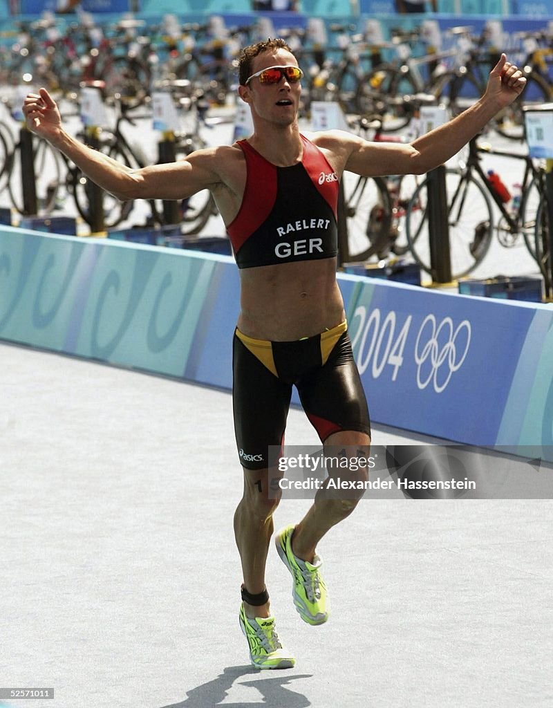 Olympische Spiele Athen 2004, Athen; Laufen / Maenner; Im Ziel... News