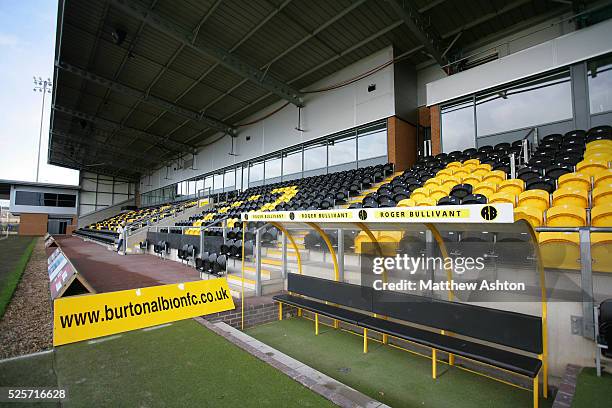 "The Pirelli Stadium home of Burton Albion Picture Matthew Ashton/AMA" | Location: Burton, England.