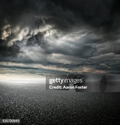Stormy Carpark Stormy Carpark