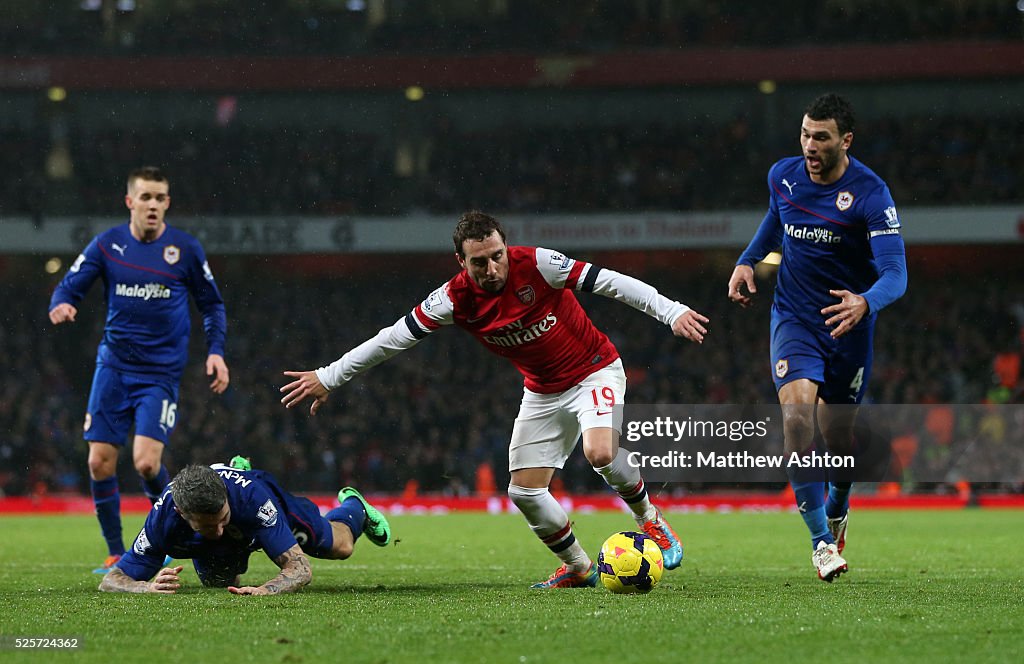 Soccer : Barclays Premier League - Arsenal v Cardiff City