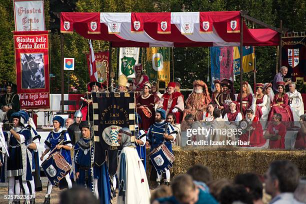 palio degli asini in langhe,italy - white truffle festival of alba stock pictures, royalty-free photos & images