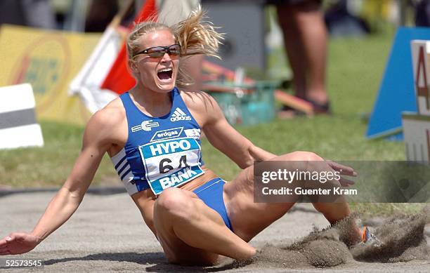 Leichtathletik: Mehrkampfmeeting 2004 in Goetzis; Katja KELLER / GER 29.05.04.