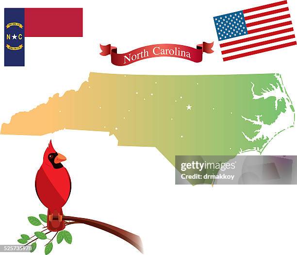 north carolina - county durham stock illustrations