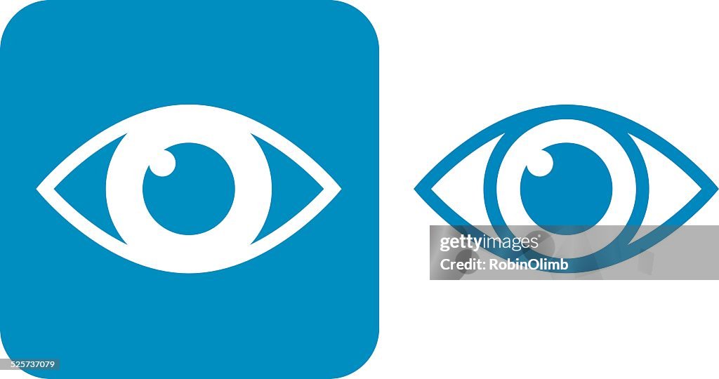 Olho azul ícones