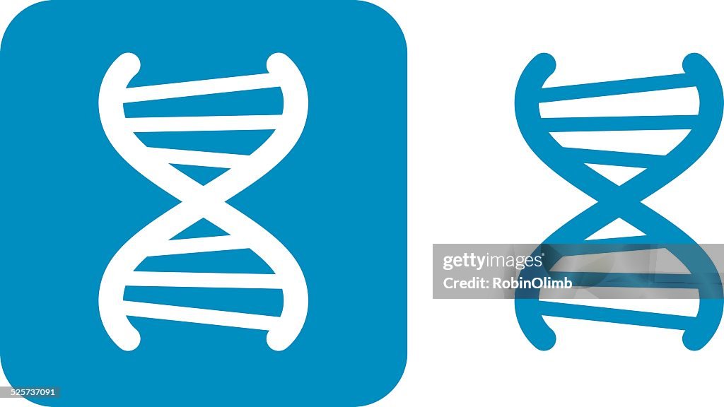 Blue DNA Icons