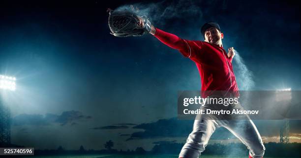estádio de basebol-lançador - arremessar imagens e fotografias de stock