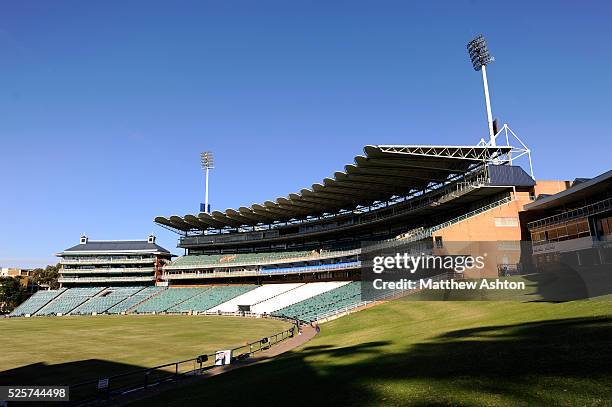 View of the Unity Stand at Wanderers Cricket Stadium in Johannesburg, South Africa