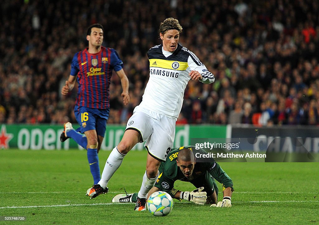 Soccer - UEFA Champions League Semi Final Second Leg - FC Barcelona v Chelsea