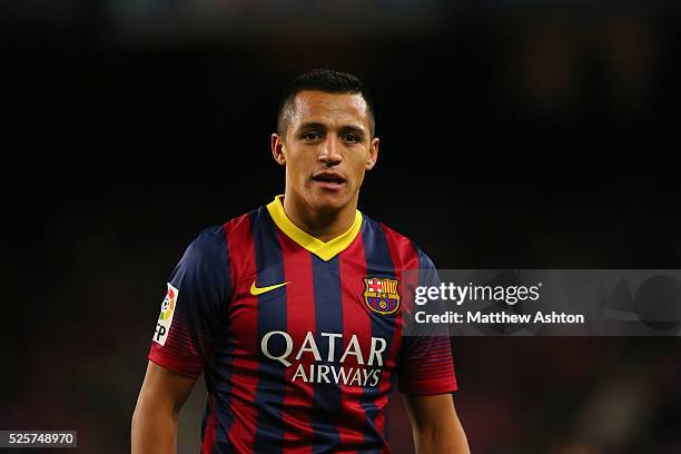 Alexis Sanchez of FC Barcelona