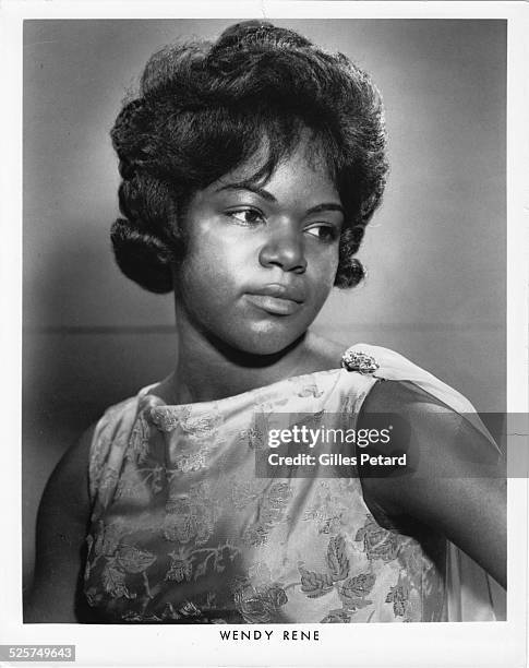 Wendy Rene, studio portrait, USA, 1965.