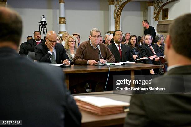 state education funding commission hearing at philadelphia - vittnesmål bildbanksfoton och bilder