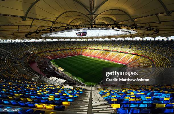 The National Arena / Arena Nationala Stadium ahead of the UEFA Europa League Final 2012 - Atletico Madrid v Athletic Bilbao in Bucharest, Romania