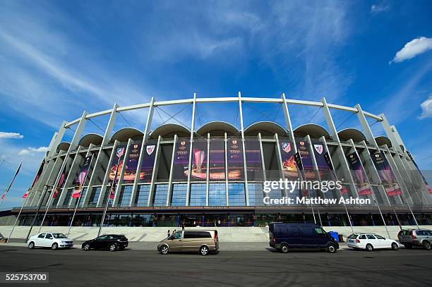 The National Arena / Arena Nationala Stadium ahead of the UEFA Europa League Final 2012 - Atletico Madrid v Athletic Bilbao in Bucharest, Romania