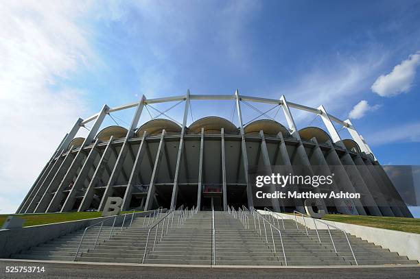 The National Arena / Arena Nationala Stadium ahead of the UEFA Europa League Final 2012 - Atletico Madrid v Athletic Bilbao in Bucharest, Romania