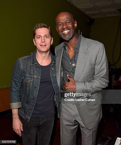 Singer-songwriters Rob Thomas and Brian McKnight attend the 2016 ASCAP "I Create Music" EXPO Center Stage on April 28, 2016 in Los Angeles,...