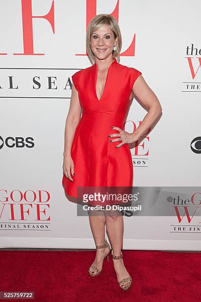 Stephanie Kurtzuba attends "The Good Wife" Finale Party at the Museum of Modern Art on April 28, 2016 in New York City.