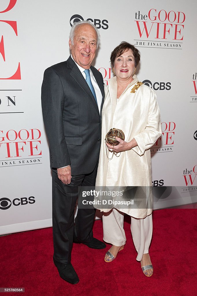 Jerry Adler and Joan Laxman attend "The Good Wife" Finale Party at