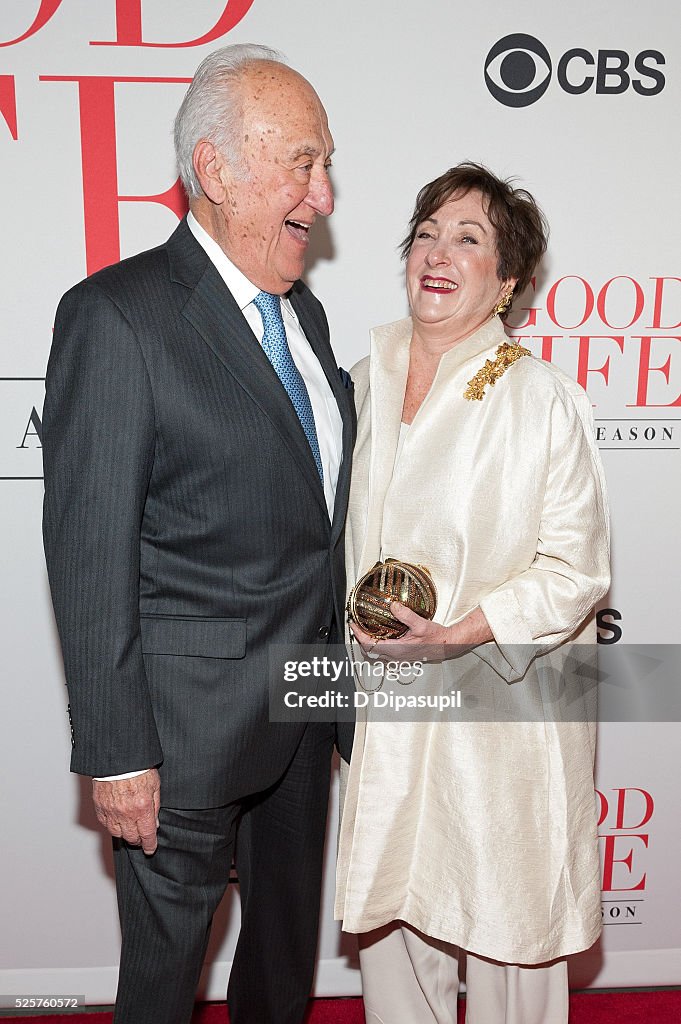Jerry Adler and Joan Laxman attend "The Good Wife" Finale Party at